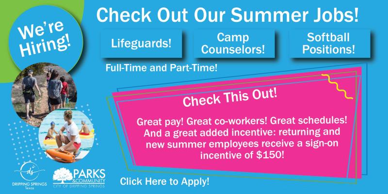 Summer Jobs Banner
